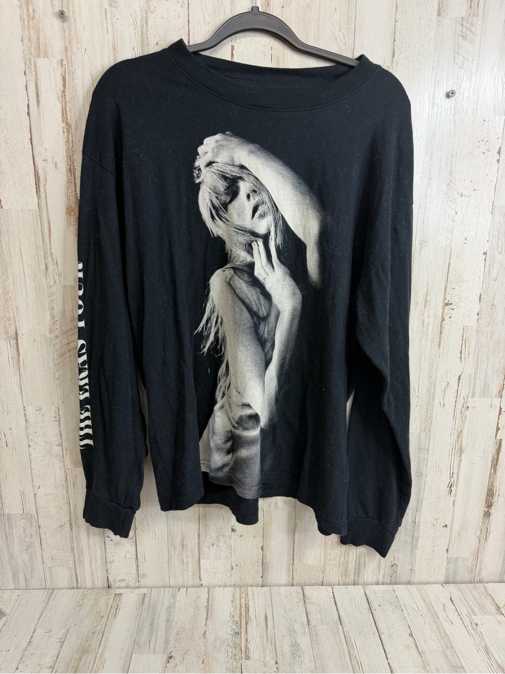 Taylor Swift Black & White The Eras Tour T-Shirt Tag Print
